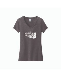 Challenger SRT® Demon 170 Women's Custom Graphic V-Neck T-Shirt
